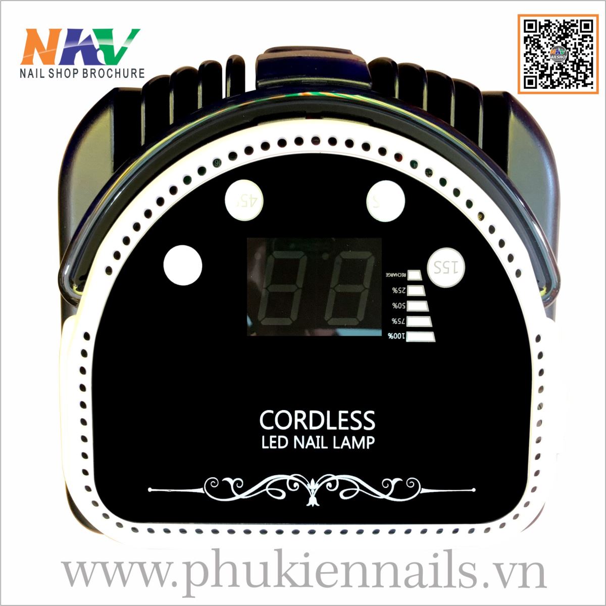 máy hơ gel tích điện 66w