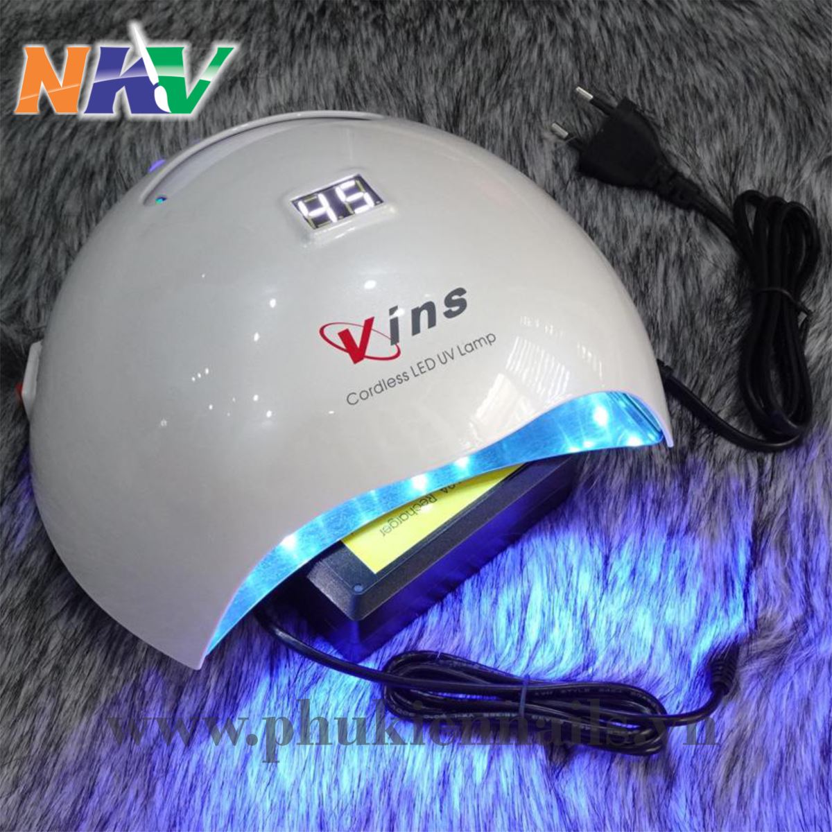 máy hơ gel tích điện vins